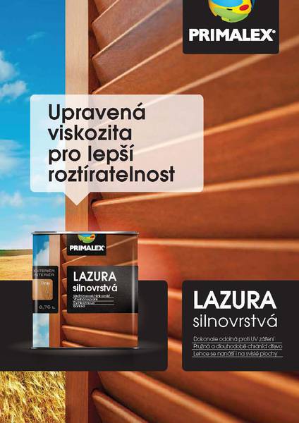 Lazúry s upravenou viskozitou